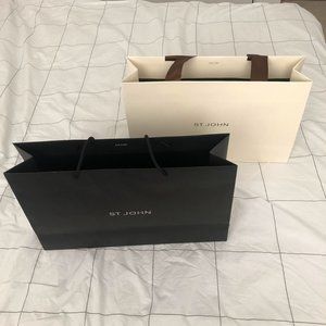 St. John gift bags (set of 2)